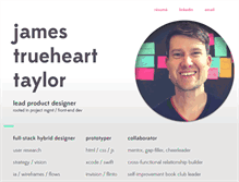 Tablet Screenshot of jamestruehearttaylor.com